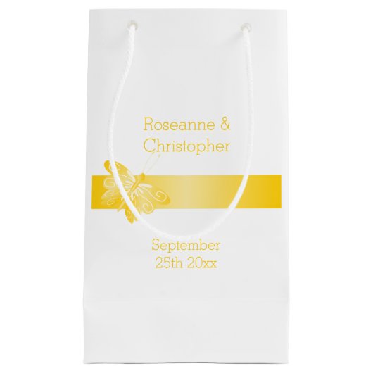 s小結婚抱き枕イエローバタフライ スモールペーパーバッグ (正面)