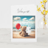 s恋しく思テディベアジグソーパズル カード (黄色い花)