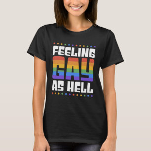 s感じゲイAs地獄トレンディーLGBTQ同性愛者プライドAest Tシャツ