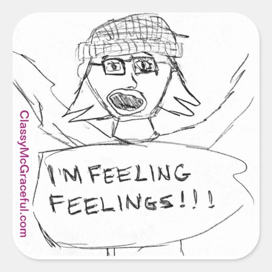 "s感じ感覚"ステッカーシート スクエアシール (正面)