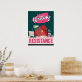 s書 Is My Resistance -レトロスタイルプリント ポスター (キッチン)