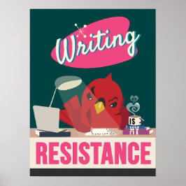 s書 Is My Resistance -レトロスタイルプリント ポスター