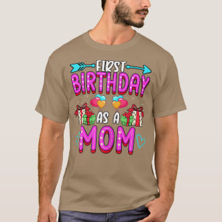 s最初の誕生日としてMomの妊婦のベビーリビール82 Tシャツ