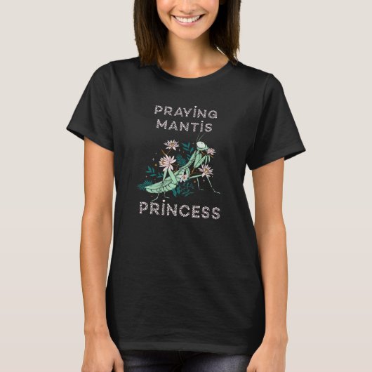 s祈マンチグリーン昆虫プリンセス昆虫 tシャツ (正面)