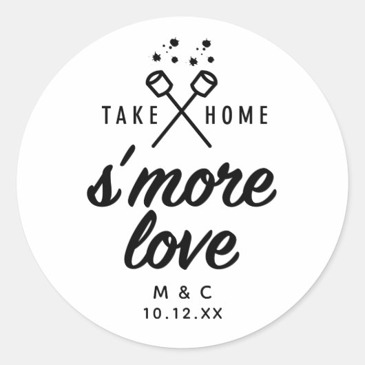 S'素朴more結婚式の引き出物ラウンドクラシックスティ ラウンドシール (正面)