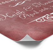 s結婚のChalkboard(A4)バリューポスター紙（マット） ポスター (角)