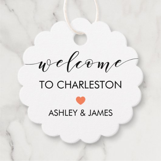 s結婚ウェルカムギフトラベル，ホテルゲストハウスコーラル フェイバータグ (正面)