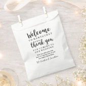 s結婚ウェルカムサンキューホテルカスタムお気に入りバッグ フェイバーバッグ (クリップ留めされた状態)