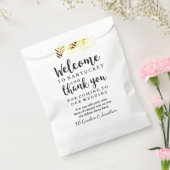 s結婚ウェルカムサンキューホテルカスタムお気に入りバッグ フェイバーバッグ (封をした状態)