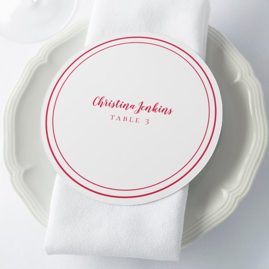 s結婚カスタムゲストマゼンタレッドラウンド座席表