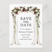 s結婚キャノピーアーチ水カラーボホフローラ 案内ポストカード (正面)