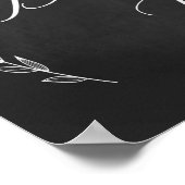 s結婚サイン – デザートバーの結婚シャルボードサイン ポスター (角)