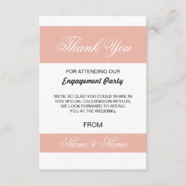 s結婚サンキューカードコーラルとホワイトストライプ 招待状