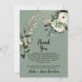 s結婚サンキューカードセージ&赤面トープ サンキューカード (正面)