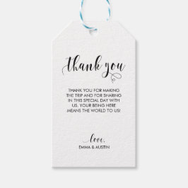 s結婚サンキューギフトラベル- Kraft ギフトタグ