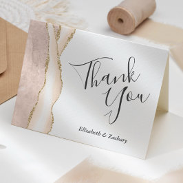 s結婚サンクユーアイボリーアゲート金ゴールドグリッター カード