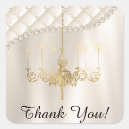 s結婚シャンデリア照明サテンアイボリーサンキューユナイテッド スクエアシール