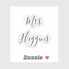 s結婚シューズデカール名Dateスクリプト シール