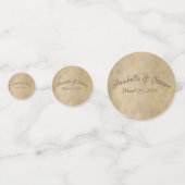 s結婚スチームパンクヴィンテージ時計産業 コンフェッティ (裏面)