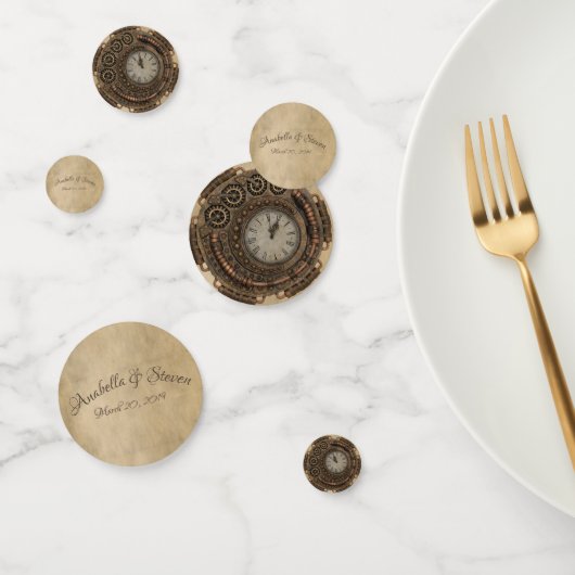 s結婚スチームパンクヴィンテージ時計産業 コンフェッティ (グループ)