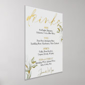 s結婚ドリンクバーサインウォーター色葉の 箔ポスター (レイダウン)