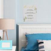 s結婚ドリンクバーサインウォーター色葉の 箔ポスター (インサイチュ (寝室))