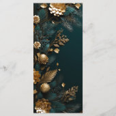 s結婚ハンターグリーンパインコーン松の枝金ゴールド メニュー (裏面)