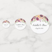 s結婚フローラブルゴーニュバラカスタム水彩 コンフェッティ (正面)