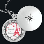 's結婚ヴィンテージエッフェルタワーアニバーサリーネックレス ロケットネックレス<br><div class="desc">のKeepsake Wedding Party Necklaces – 背景色を変更するには結婚クリックカスタマイズ - edit最後のツールを選択し、表示された色の1つを選択するか、カスタムのウェディング色のRGB 16進コードを入力します。</div>