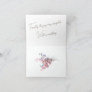 s結婚小、4インチx 5.6インチ折り曲げ招待状 招待状