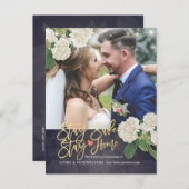 s結婚延滞ステイホームステイセーフアジサイ 案内ポストカード (正面/裏面)