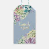 s結婚感謝ギフトラベル水色の多肉植物 ギフトタグ (裏面)