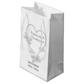 s結婚抱き枕シルバーハート蝶 スモールペーパーバッグ (裏面アングル)