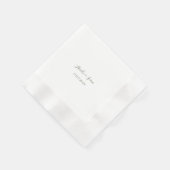 s結婚紙ナプキンカスタム、紙ナプキン 縁ありカクテルナプキン (角)