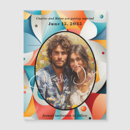 s結婚、日付の保存、フォトマグネット