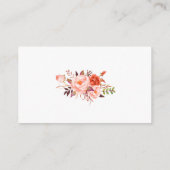 s結婚 Coral金ゴールドレジストリ挿入カード エンクロージャーカード (裏面)