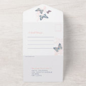 s結婚 coral chophs詳細&食事RSVP オールインワン招待状 (外側)