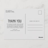 s結婚 Groomsmen花婿介添人写真ありがとう ポストカード (裏面)