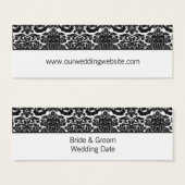 s結婚 website card - damask accent (正面&裏面)