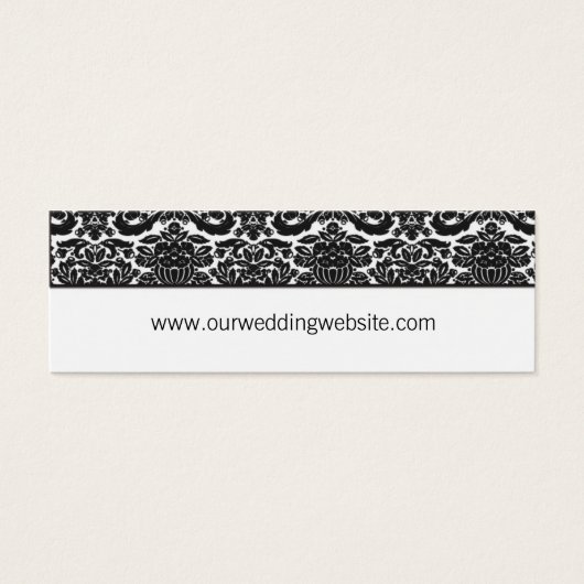 s結婚 website card - damask accent (正面)