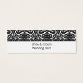 s結婚 website card - damask accent (裏面)