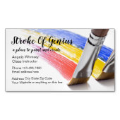 s絵を描 andCraftsクラストレンディー マグネット名刺 (正面)