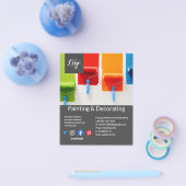 s絵画と飾business flyer チラシ (シングル)