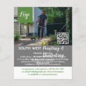 s絵画と飾business flyer チラシ (裏面)