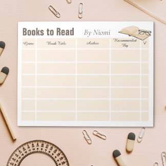 s読 Books Tracker Kids Notepad ノートパッド