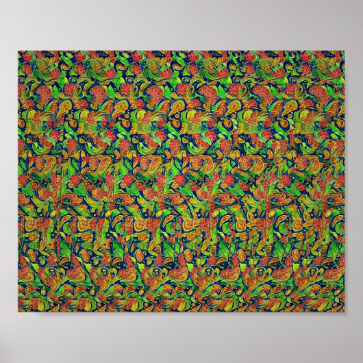 s読 frog – 非表示3Dプリント ポスター (正面)