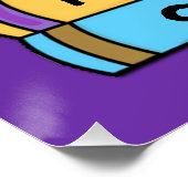 s読 isおもしろいかわいい本の愛エイリアン ポスター (コーナー)