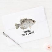 s警告: Crappieのフル ラウンドシール (封筒)