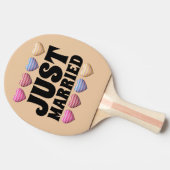 's贈結婚与卓球ラケット、たった今結婚しました 卓球ラケット (横)