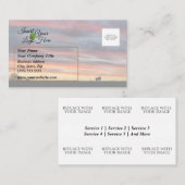 s転がスカイウェーブカウサンセットビジネスカード 名刺 (正面/裏面)